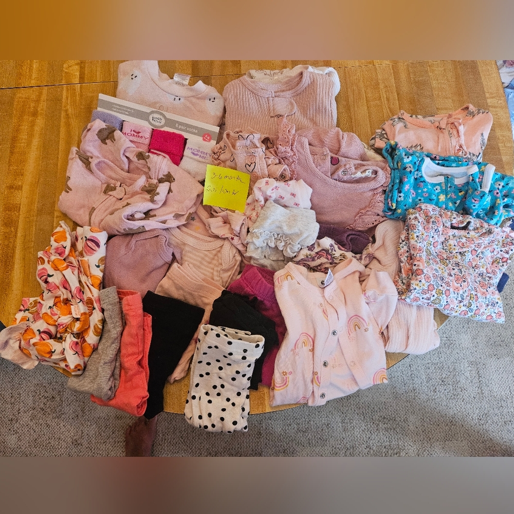 3-6 Month Assorted Baby Clothing Bundle